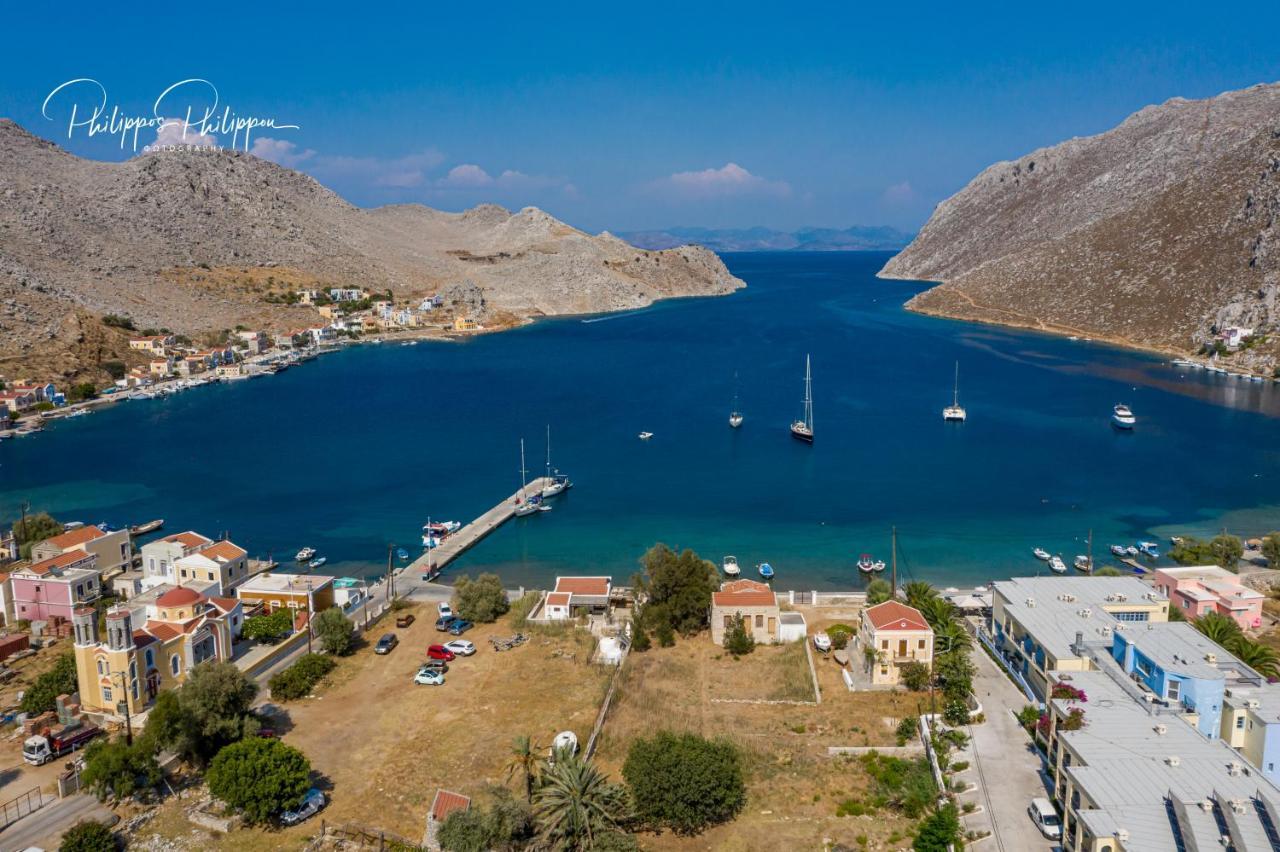 Pedi Beach Hotel Symi Exterior foto